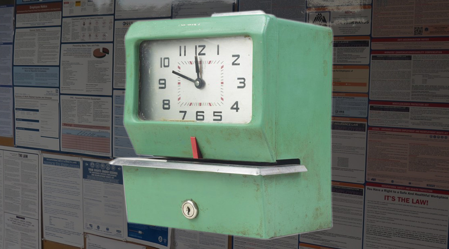 employee time punch clock